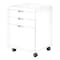 Monarch Specialties File Cabinet, Rolling Mobile, Storage Drawers, Printer Stand, Office, Work, Laminate, Glossy White I 7583 - alternate 1